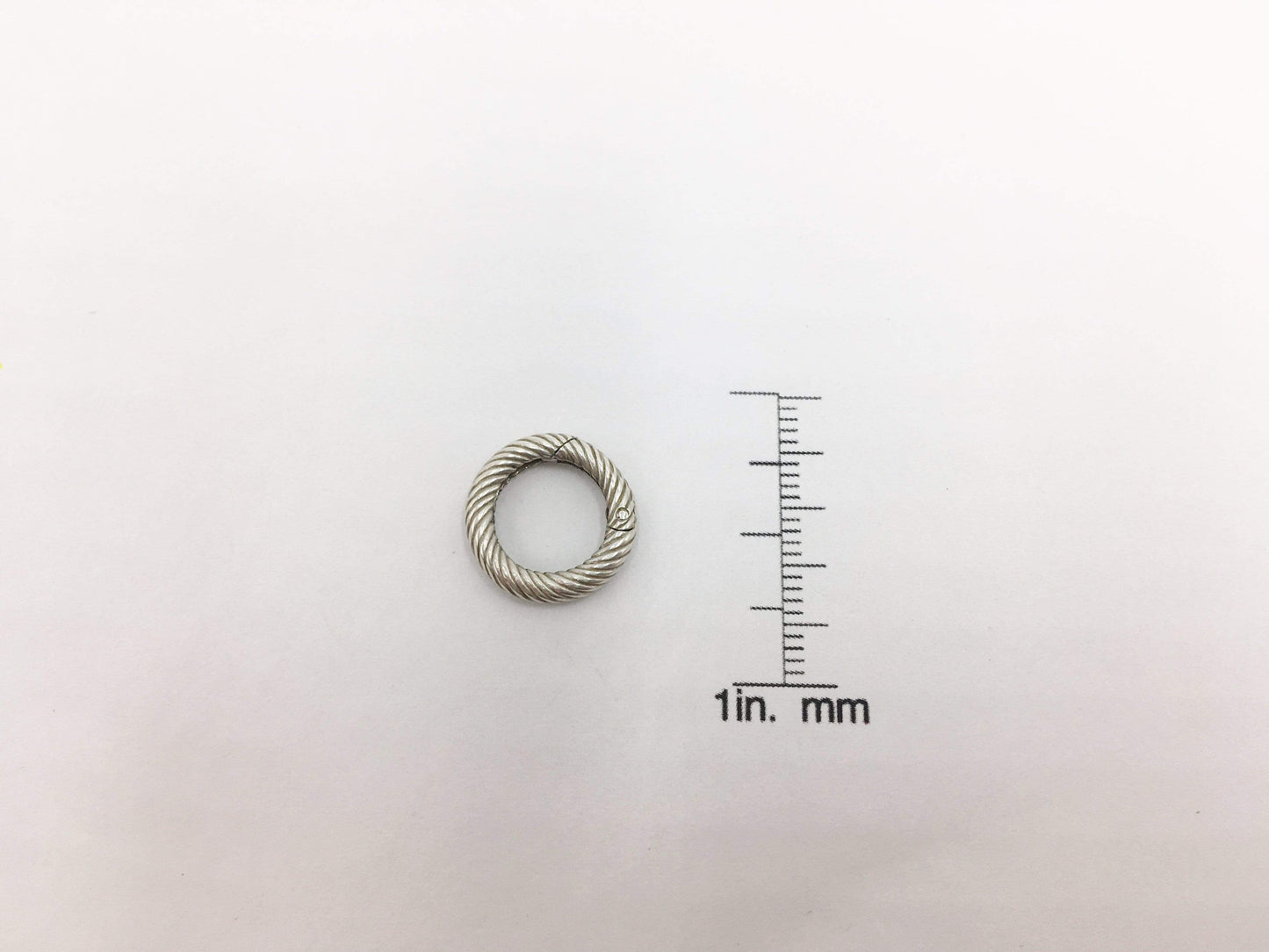 Small Silver Circular Closures
