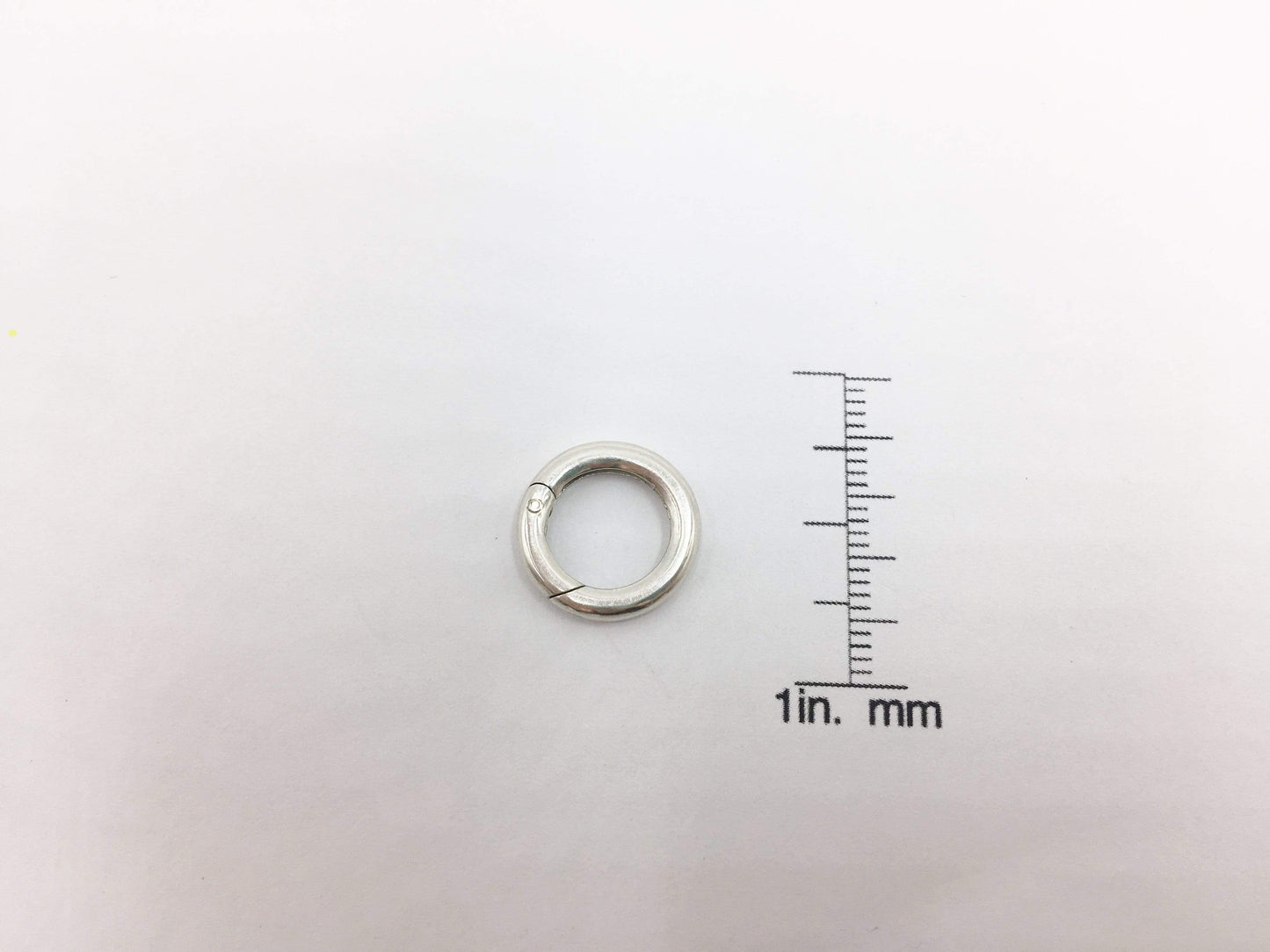 Small Silver Circular Closures