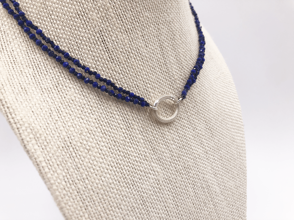 Beaded Lapis Sparkle