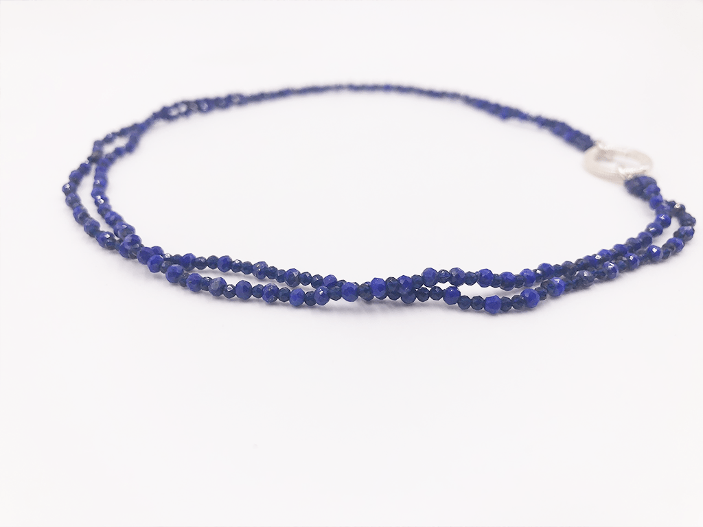 Beaded Lapis Sparkle