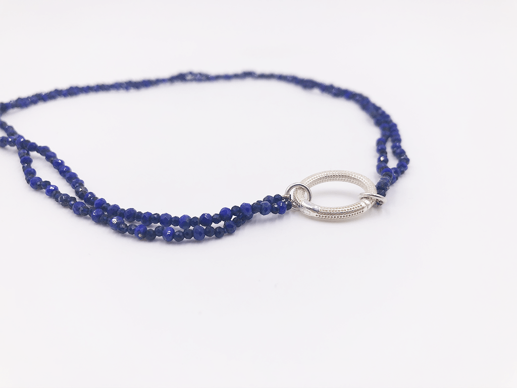 Beaded Lapis Sparkle