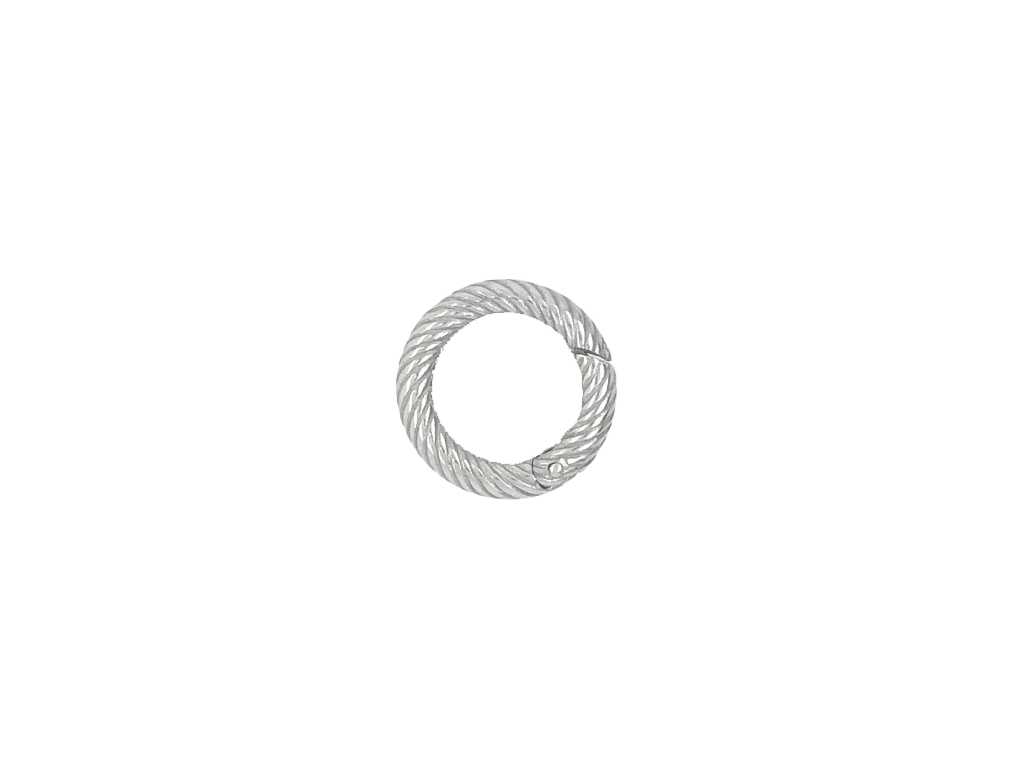 Small Silver Circular Closures