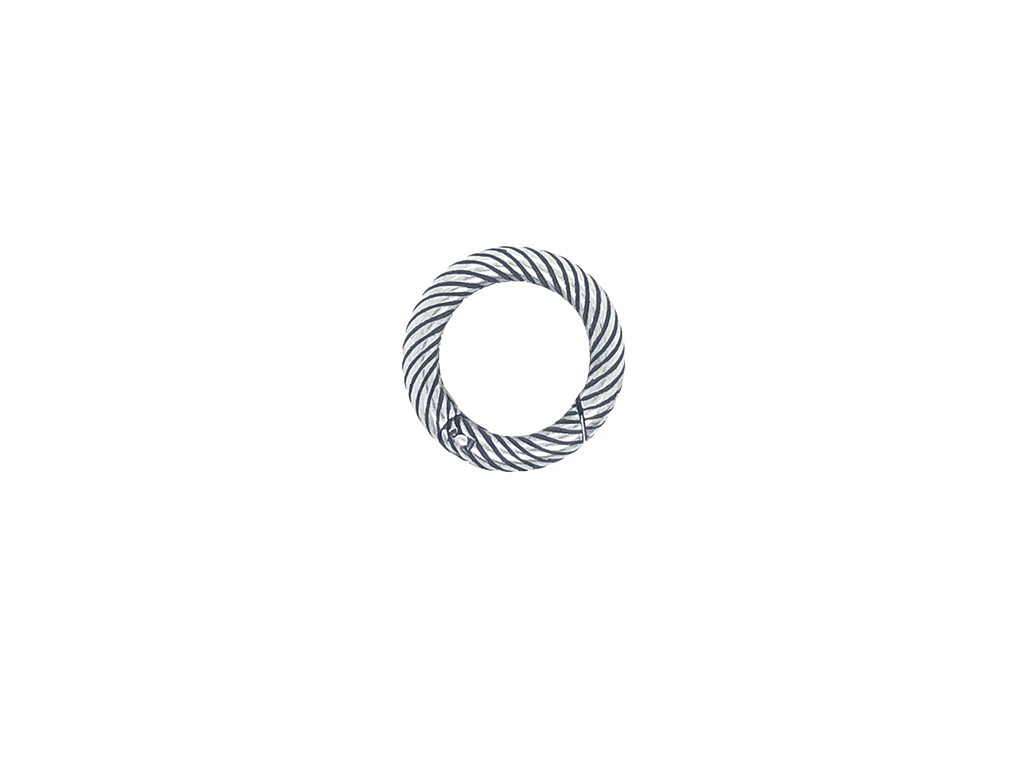 Small Silver Circular Closures