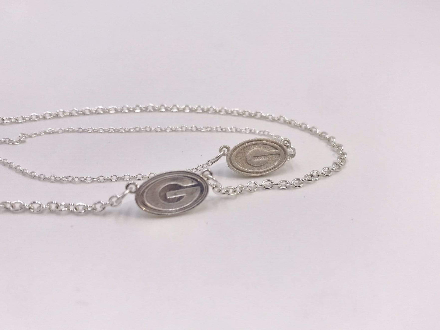 Rye Garnets Necklace, Georgia Bulldogs Necklace, Green Bay Packers Necklace, Grambling State University Tigers Necklace, Greenwood Eagles Necklace