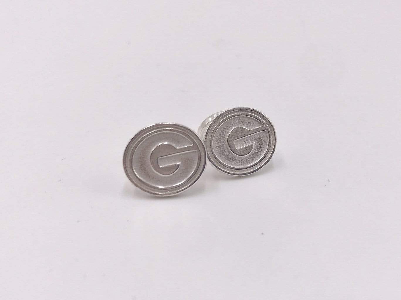 Rye Garnets Cuff Links, Georgia Bulldogs Cuff Links, Green Bay Packers Cuff Links, Grambling State University Tigers Cuff Links, Greenwood Eagles Cuff Links