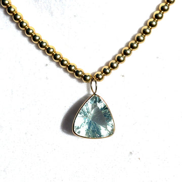 Cecilia Jewel sustainable jewelry creation pendant with a necklace.