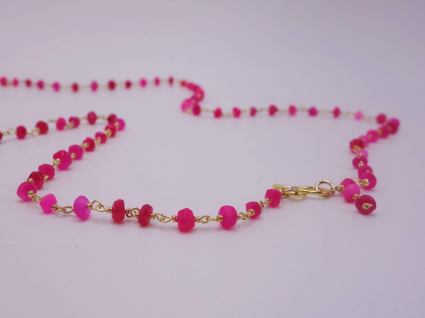 Pink Gem Necklace