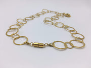 Gold Circular Chain with Magnetic Clasp