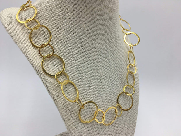 Gold Circular Chain with Magnetic Clasp