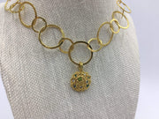 Gold Circular Chain with Magnetic Clasp