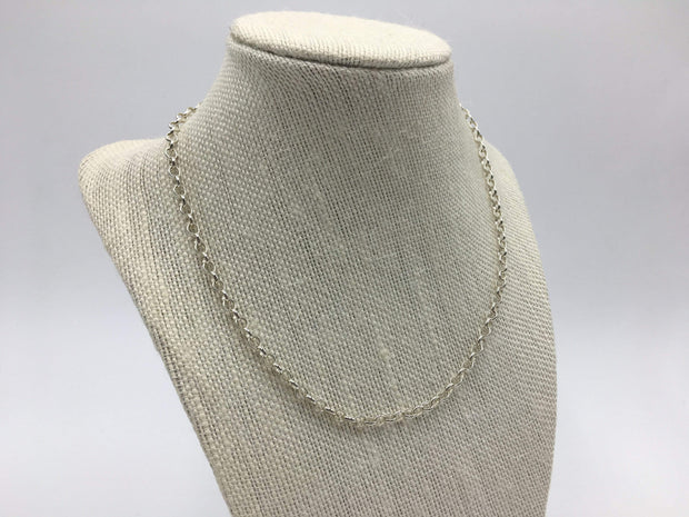 Elegant Silver Chain with Magnetic Closure