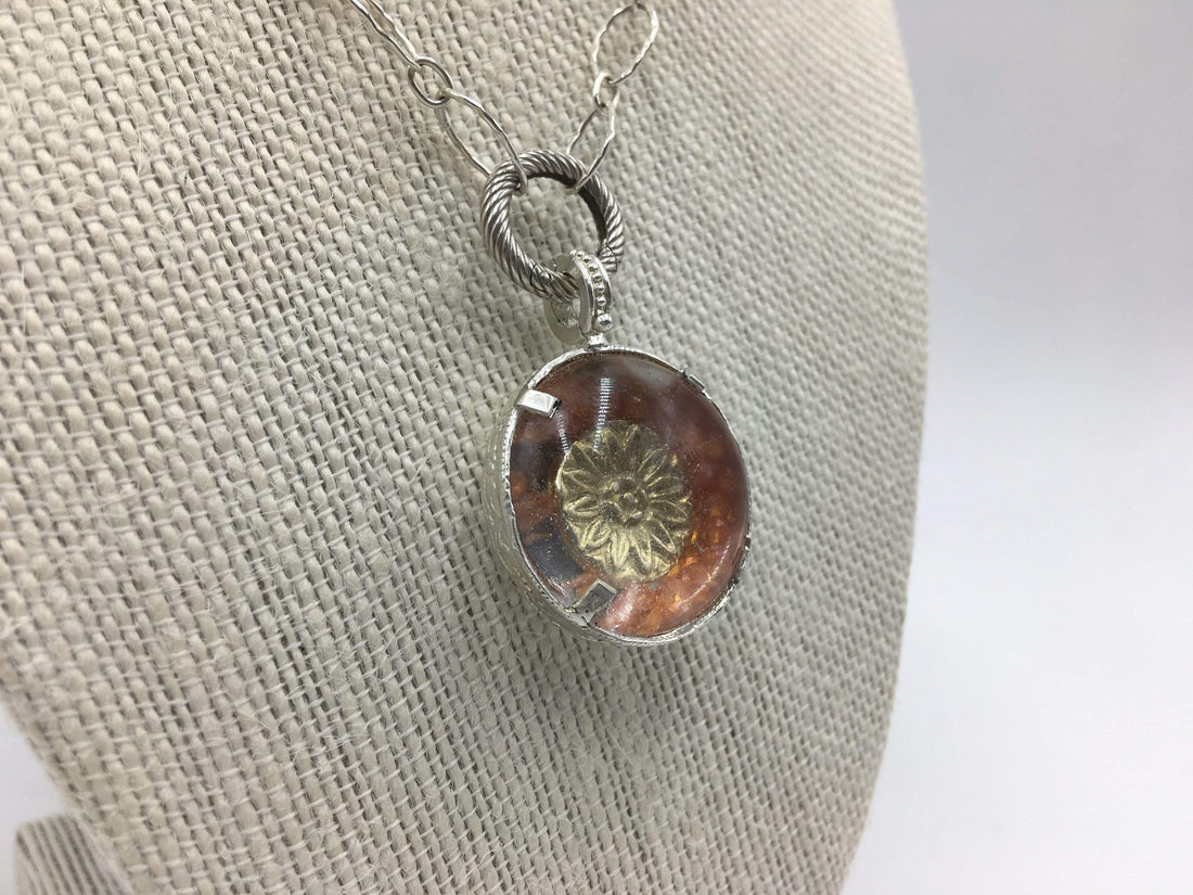 Orange Citrine Lost in Lace