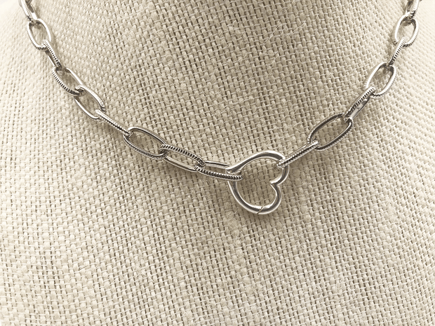 Silver Heart Closures