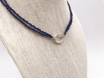 Beaded Lapis Sparkle