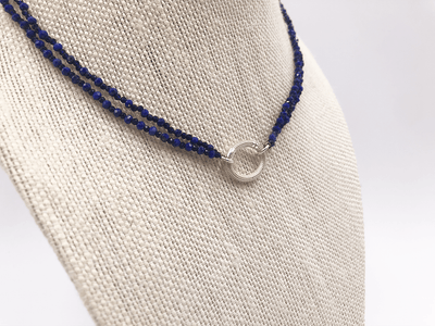 Beaded Lapis Sparkle