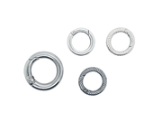 Small Silver Circular Closures