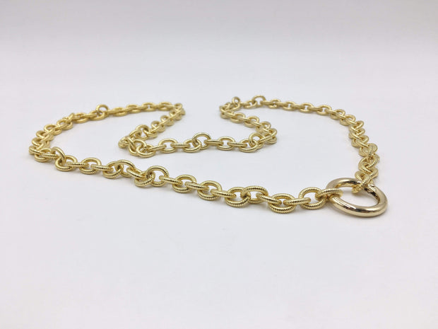 Bold Gold Woven Chain