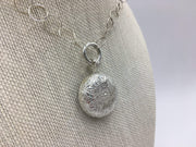 Elegant Silver Circle Chain