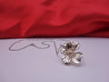 Spring Silver Flower Necklace