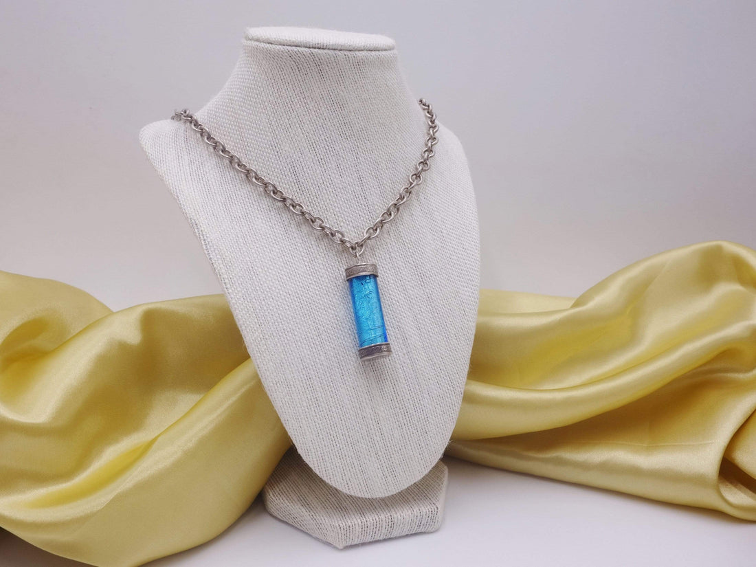 Murano Glass Pendant encased in Silver 