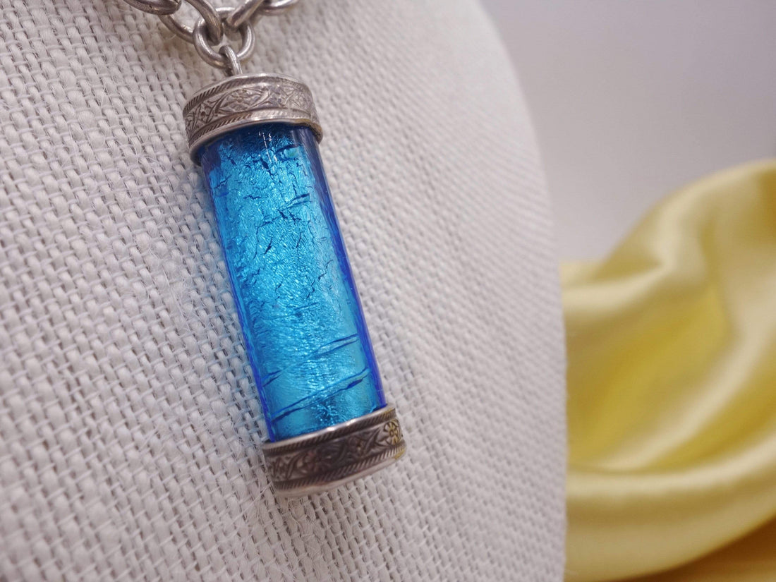 Murano Glass Pendant encased in Silver 
