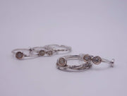 Sterling Stackables Rings with Diamonds