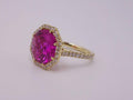Pink Tourmaline and Diamond Ring