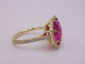Pink Tourmaline and Diamond Ring