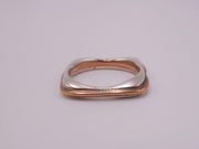 Copper and Silver Handmade Ring