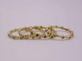 Unending Circle Gold Ring with Sapphires