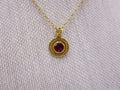 Gold Ruby Necklace