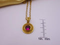 Gold Ruby Necklace