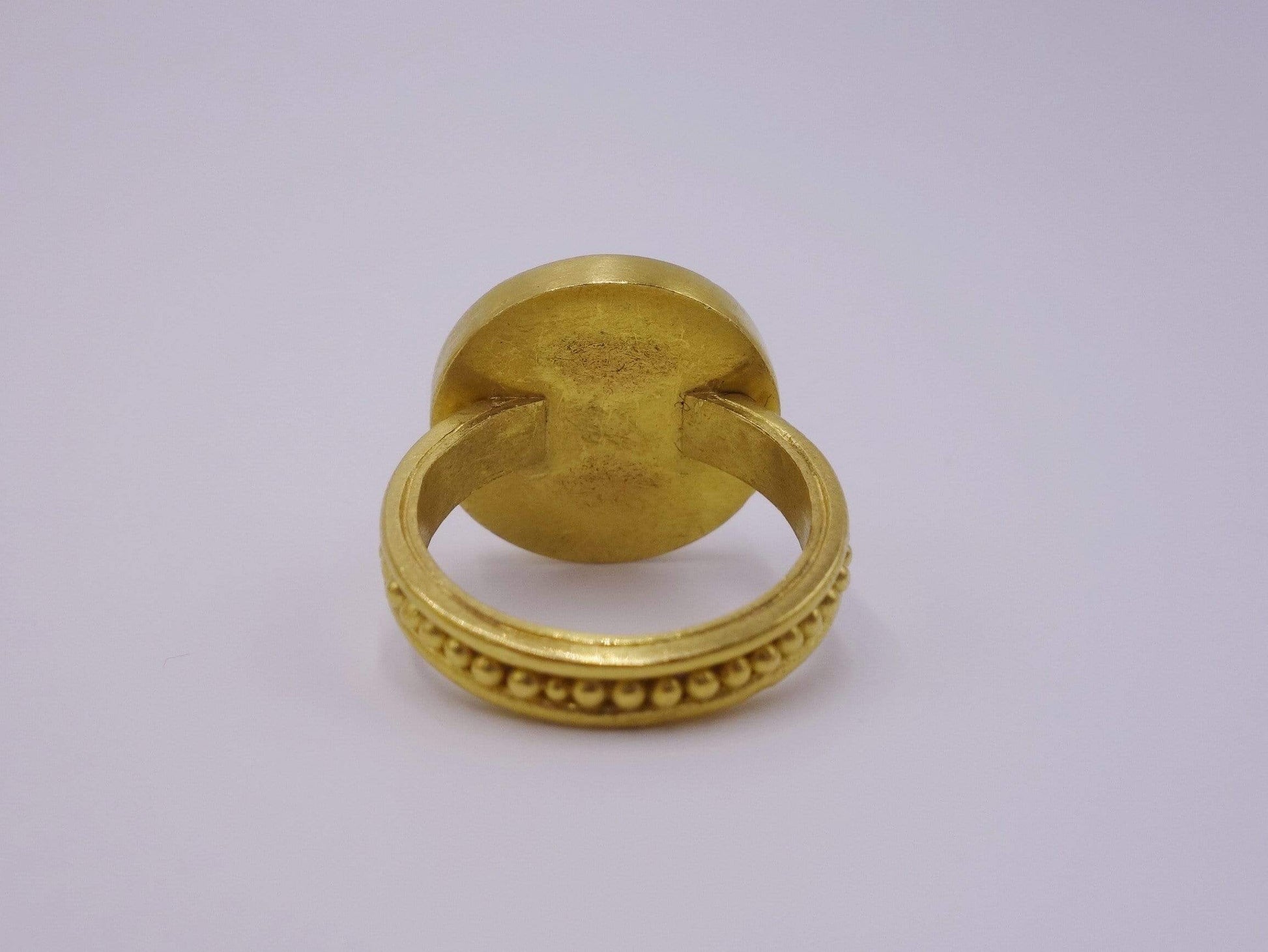 Tourmaline Gold Statement Ring 