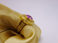 Tourmaline Gold Statement Ring 