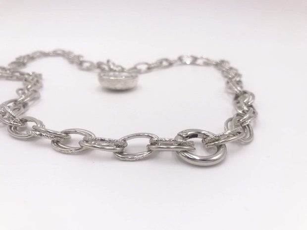 Silver Double Loop